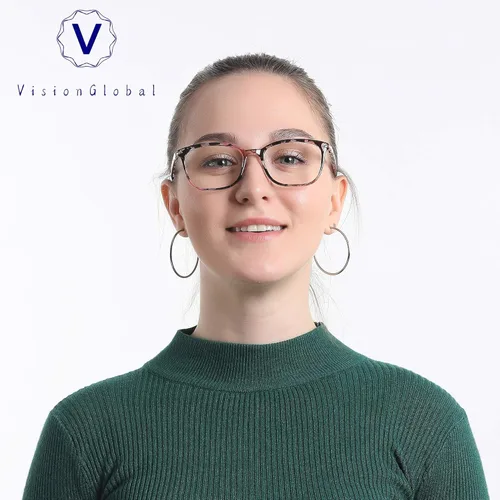Miniatura 5 de Lentes con bloqueo de luz azul, antifatiga, antirreflejo, adecuados para lectura, computadora, televisión, elegante montura cuadrada, unisex rosado