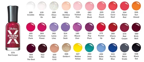 Miniatura 11 de Sally Hansen Xtreme Wear Esmalte de uñas, sin rayas, acabado brillante, color de uñas de larga duración, color blanco, 0.4 onzas líquidas