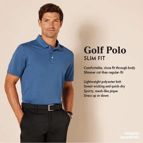 Miniatura 2 de Tienda Essentials Polo de golf de secado rápido para hombre