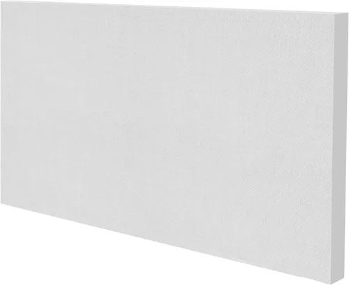 Tabla aislante de fibra de cerámica, clasificación de 2300 F, 1 x 23.6 x 23.6 pulgadas, tablero aislante ignífugo para estufas de madera, hornos de