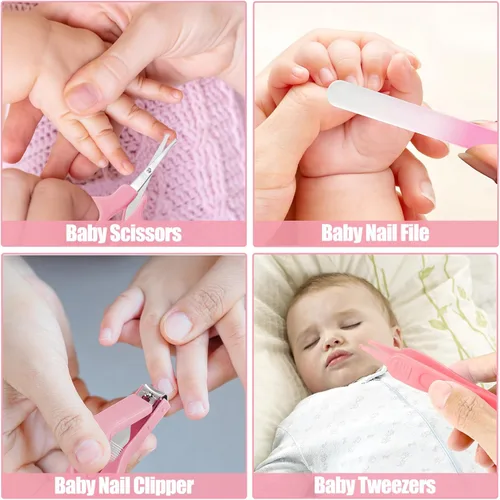 Miniatura 5 de Kit de cuidado y aseo para bebés recién nacidos, kit de cuidado de bebé de 31 piezas mejorado, kit de seguridad para recién nacidos, set de cuidado