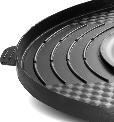 Miniatura 7 de Combo de olla eléctrica y parrilla de 2200 W, cocina portátil 2 en 1 para encimera, totalmente desmontable, control de temperatura independiente