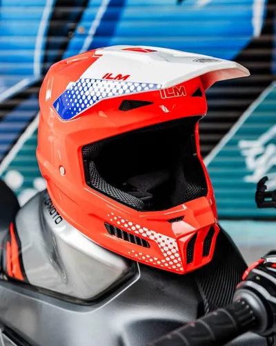 Miniatura 6 de ILM Cascos de Motocicleta Todoterreno Juveniles Casco ATV para Niños Motocross BMX Todoterreno con Gafas Guantes Máscara DOT Modelo MT601Y
