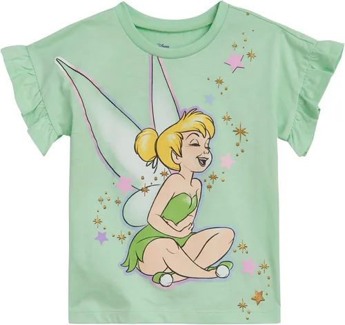 Miniatura 2 de Conjunto de camiseta floral y pantalones cortos de sarga Disney para bebés hasta niños grandes, tallas de 12 meses a 14-16