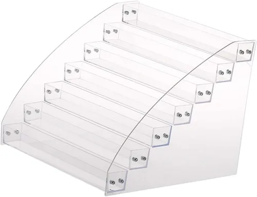 Miniatura 9 de Organizador de esmalte de uñas, bandeja de acrílico transparente para botellas de esmalte de uñas, soporte de mesa, soporte de almacenamiento