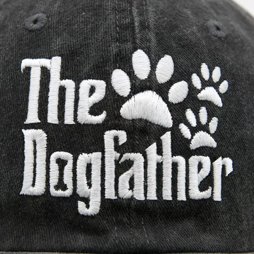 Miniatura 2 de Waldeal Sombrero de padre para perro, regalos para papá de perro, amante de las mascotas, gorra de béisbol ajustable de algodón desgastado
