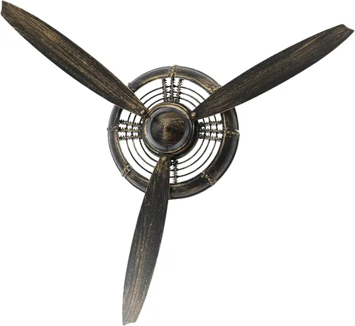 Hélice de vuelo de metal, hélice de avión vintage, decoración de pared, hélice industrial de hierro forjado, hélice de arte decorativo, esculturas