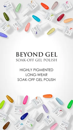 Miniatura 6 de LEGACY NAILS Professional Beyond Gel Soak-Off Esmalte de uñas – Cobertura completa, altamente pigmentado (BEYOND GEL – ALBA 1/2 oz)