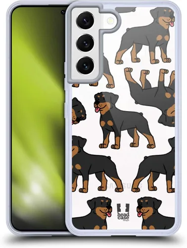 Miniatura 15 de Head Case Designs Funda de gel con 3 patrones de raza de perro de pastor australiano [protección de grado militar] compatible con Samsung Galaxy S22