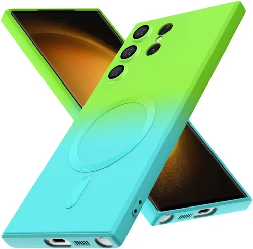 Miniatura 9 de Funda magnética para Samsung Galaxy S23 Ultra, bonita funda protectora delgada de TPU suave a prueba de golpes, protección de pantalla y cámara