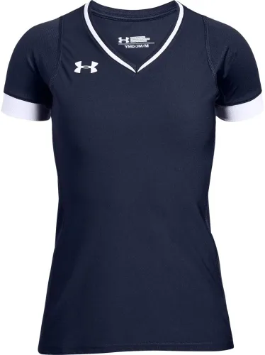 Miniatura 4 de Under Armour Girls' Volleyball Powerhouse Short-Sleeve Jersey