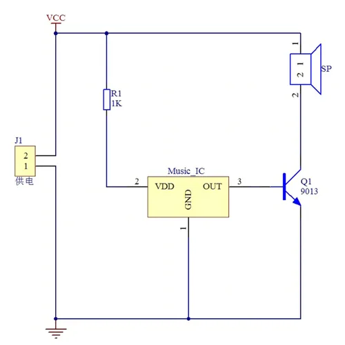Miniatura 6 de Kit de práctica de soldadura DIY a Alice Music IC Little Kit Kit de circuito enchufable Kit de soldadura para principiantes (06ALS05)