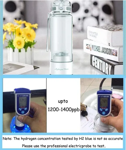 Miniatura 2 de Máquina de fabricación deportiva de generador de botellas de agua rica en hidrógeno Función de autolimpieza de ionizador de tecnología PEM