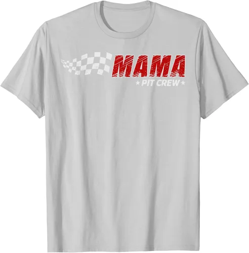 Miniatura 70 de Mama Pit Crew Race Car Birthday Family Matching Pit Crew Camiseta
