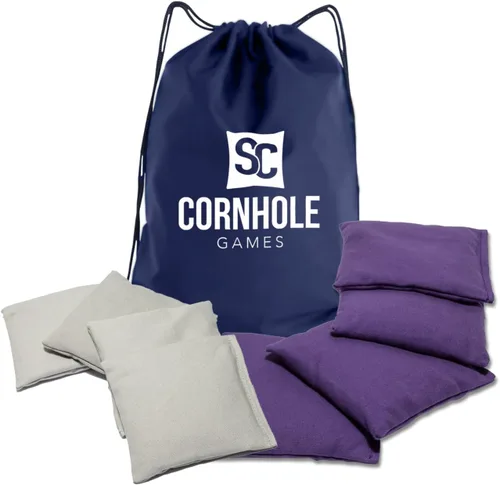 Miniatura 38 de Bolsas de cornhole resistentes al clima (juego de 8) - Tamaño/peso profesional de regulación (16 oz) - Uso en tableros de cornhole profesionales