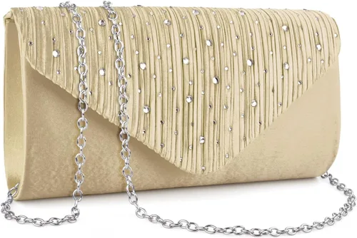 Miniatura 11 de TINDTOP Bolsos de mano de noche para mujer, bolsos de mano para boda, fiesta, cóctel, graduación, bolsa cruzada de hombro tipo sobre for Formal