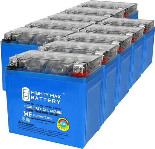 Miniatura 9 de Mighty Max Battery YTZ7SGEL - Batería de repuesto de gel de 12 V, 6 AH, compatible con Honda 50 NPS50 Ruckus 03-14, paquete de 4