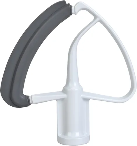 Miniatura 5 de Batidor de borde flexible para KitchenAid de 4.5 a 5 cuartos de galón, accesorios para batidora de pie inclinable, paleta mezcladora con bordes