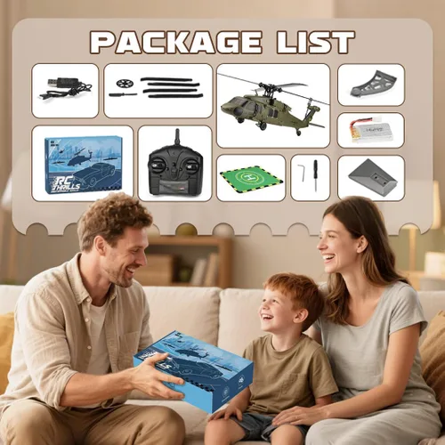 Miniatura 7 de Modelo de helicóptero WL K170 RC, BK Hawk UH-60L 170 tamaño 4CH Flybarless helicóptero con acelerador ajustable izquierdo y derecho (versión RTF)
