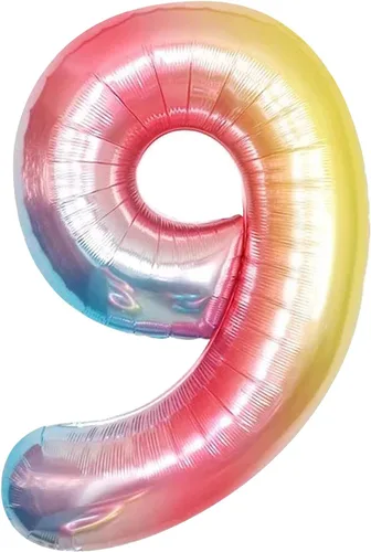 Miniatura 216 de Globo gigante plateado del número 0 de 40 pulgadas – Globo Mylar del número 0 Globo plateado 0 para decoraciones de fiesta Globo plateado