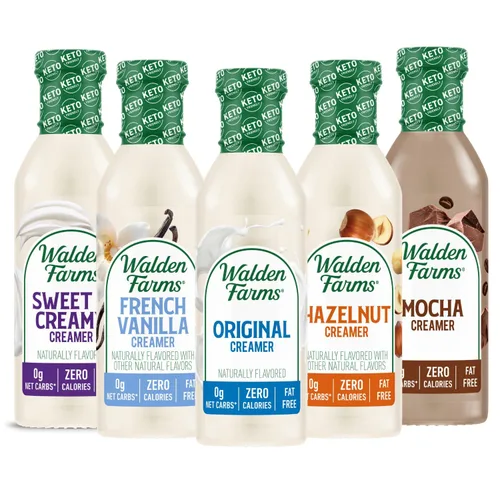 Miniatura 20 de Walden Farms Original Coffee Creamer – Cero calorías, sin grasa, sin azúcar, baja en carbohidratos, apta para dieta cetogénica, sin lácteos, vegana