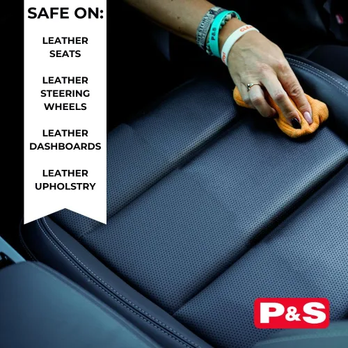 Miniatura 3 de P & S Professional Detail Products Acondicionador y protector de cuero de primera calidad - Revive y reacondiciona el cuero - Protección UV y aroma
