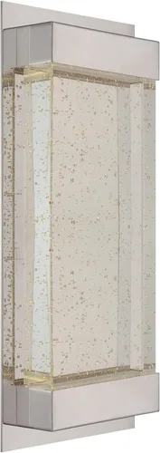 Miniatura 6 de WAC Lighting dweLED, aplique de pared LED cuadrado mítico 3000K en níquel pulido