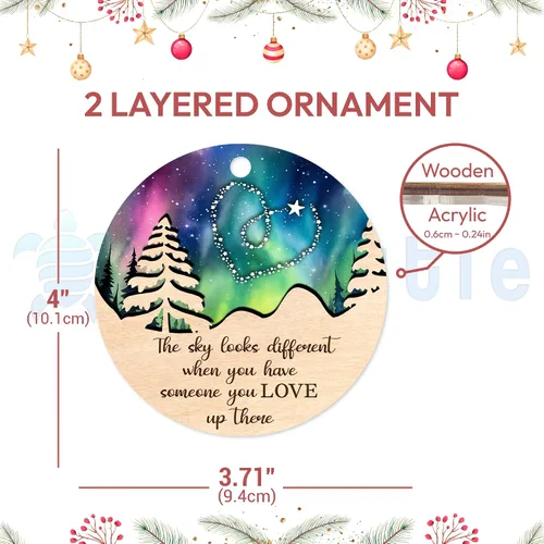 Miniatura 4 de Hyturle - Adornos de Navidad conmemorativos para la pérdida de un ser querido, adorno conmemorativo de atrapasoles - Regalos de condolencias por