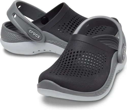 Miniatura 6 de Crocs Zuecos Literide 360 unisex para niños, NegroGris (Slate Grey), 9 Bebé mayor