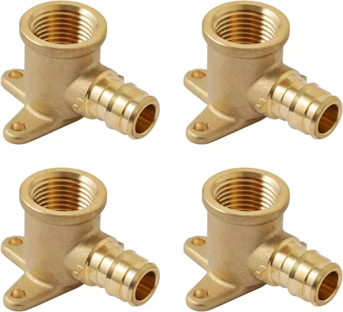 Miniatura 17 de SUNGATOR Paquete de 2 codos de oreja NPT hembra PEX A de expansión de 1/2 "x 1/2", ASTM F1960 solo para tubos Pex-A