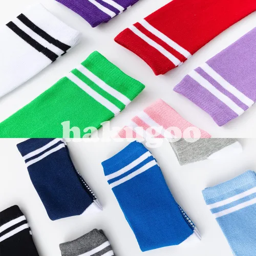 Miniatura 7 de Calcetines altos hasta la rodilla para bebé calcetines de tubo antideslizantes 5 pares de calcetines de agarre atlético niños y niñas