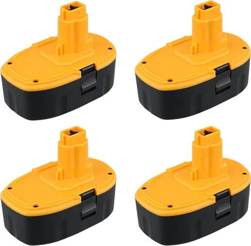 Paquete de 4 DC9096 6.0Ah 18V repuesto para batería DeWalt 18V compatible con DeWalt DE9096 DC9098 DE9098 DE9098 DW9096 DW9095 Herramientas