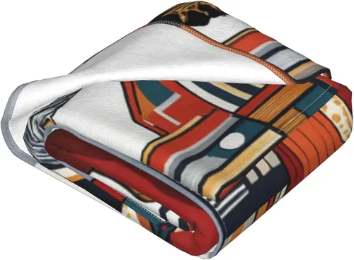 Miniatura 9 de Manta afroamericana de 50 x 60 pulgadas, regalo para amantes del rey y la reina, ultra suave, acogedora, decorativa, estilo bohemio, acogedora manta