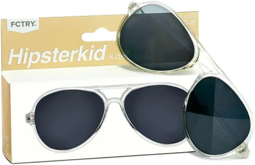 Miniatura 2 de Hipsterkid Polarized Kids' Sunglasses with Strap Flexible Frame, 100% UV Protection, Aviator - Ages 3-6