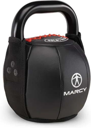 Miniatura 12 de Marcy Pesa rusa suave de entrenamiento de fuerza con mango para levantamiento de pesas, acondicionamiento, fuerza y entrenamiento de núcleo, 10