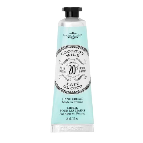 Miniatura 22 de La Chatelaine Crema de manos con manteca de karité al 20% tamaño de viaje, aceite de argán orgánico, hidratante, nutritiva, reparadora, loción
