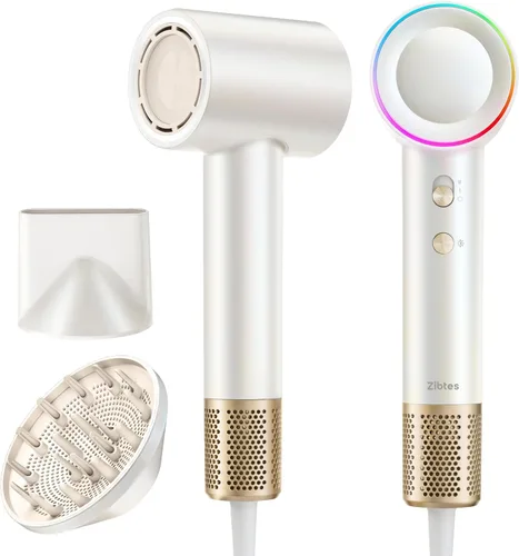 Miniatura 11 de Secador de pelo de plasma para cabello largo de mujer, estilo para hombres y uso doméstico - 110K RPM sin escobillas de secado rápido, amigable