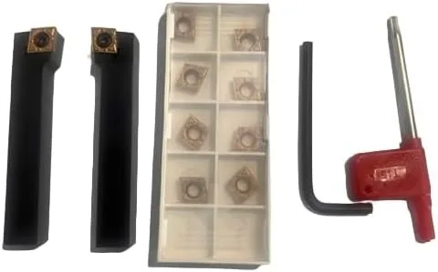 Miniatura 5 de Tamaño de cabeza grande de 4 pulgadas / 3.937 in de diámetro, vástago recto, tamaño 3/4 a 0.748 in con puntas indexables de carburo e insertos