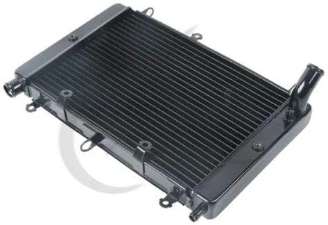 XMT-MOTO Refrigerador de aluminio del radiador del tanque de agua apto para YAMAHA FZS1000 FAZER FZ1 2001-2005
