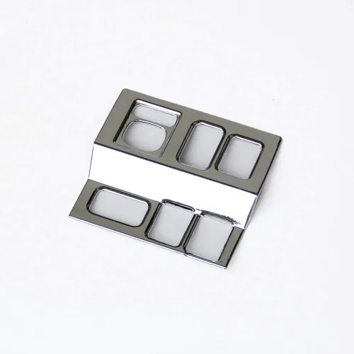Miniatura 5 de Cubierta de panel de botón de interruptor de consola lateral cromada para Toyota Tundra 2014 2015 2016 2017 2018 2019 2020 2021