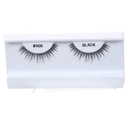 Miniatura 22 de 100 pares de pestañas postizas 100% cabello humano negro natural #747S Negro-747S