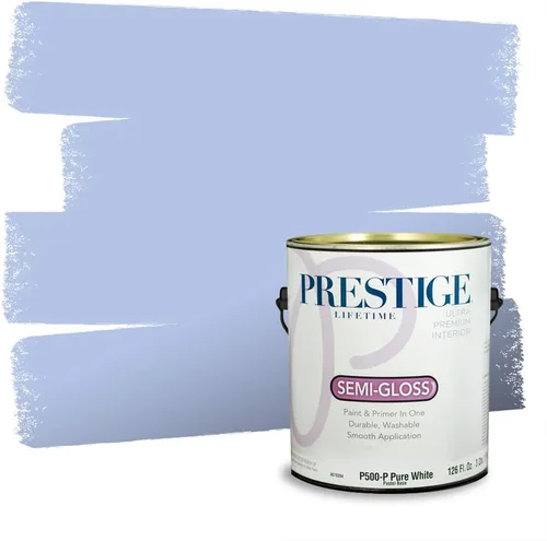 Miniatura 772 de Pintura Exterior + imprimación PRESTIGE, todo-en-uno, 1 galón, acabado mate, color comparable al Valspar* Royal Gray* VS151-Gris real