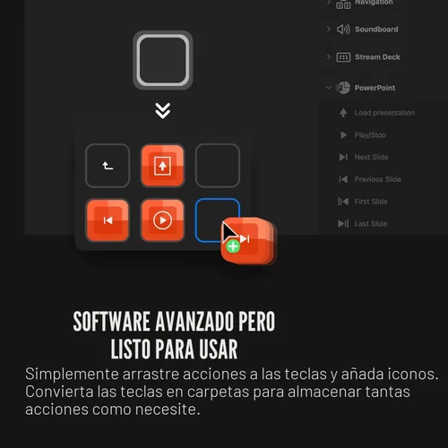 Miniatura 5 de Elgato Stream Deck Mini: controla Zoom, Teams, PowerPoint, MS Office y más, aumenta la productividad con integración perfecta para aplicaciones