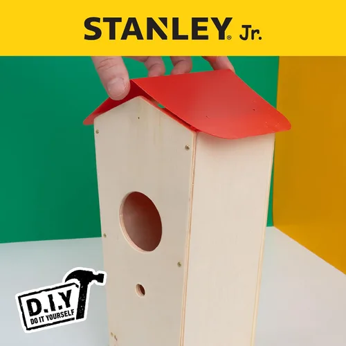 Miniatura 6 de STANLEY Jr. Kit de madera - Juego de artes y manualidades creativas para niños y adultos (casa de pájaros de madera (nuevo))