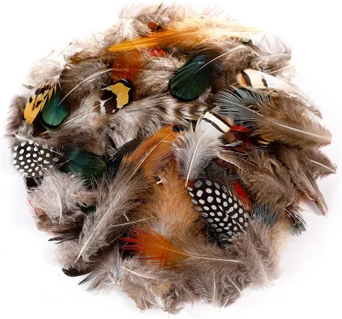 Miniatura 2 de Ballinger 240 plumas naturales con 12 estilos surtidos de plumas para joyería y atrapasueños para decoración de manualidades 12 estilos/240 piezas