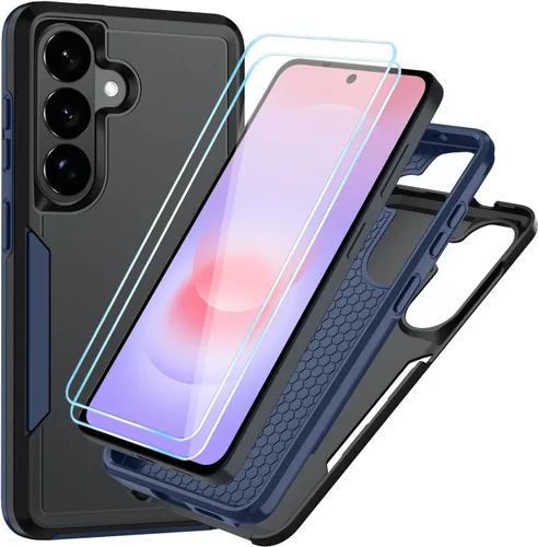 Miniatura 53 de Funda para Samsung Galaxy A15 5G con protector de pantalla HD [protección contra caídas de grado militar] Protección de cuerpo completo resistente a