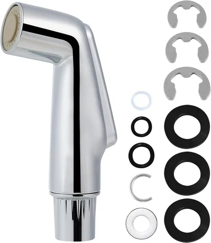 Cabezal rociador lateral universal para fregadero de cocina, accesorio de rociador de fregadero de repuesto compatible con Delta, Moen, Kohler, Cromo