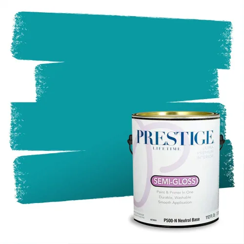 Miniatura 1537 de Pintura Exterior + imprimación PRESTIGE, todo-en-uno, 1 galón, acabado mate, color comparable al Valspar* Royal Gray* VS151-Gris real