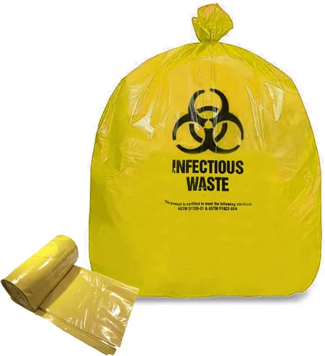 RESILIA Bolsas de riesgo biológico – Para eliminación de residuos infecciosos, cumple con las normas DOT ASTM para uso hospitalario, aprobado por