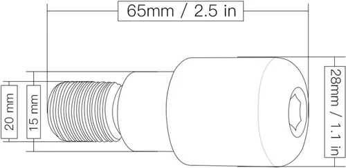 Miniatura 2 de Motocicleta MT-07 para Yamaha MT07 FZ07 Mt-07 Fz-07 2014-2019 2020 2018 2017 2016 2015 7/8 pulgadas 0.866 in Agarraderas Manipulador Manipulador